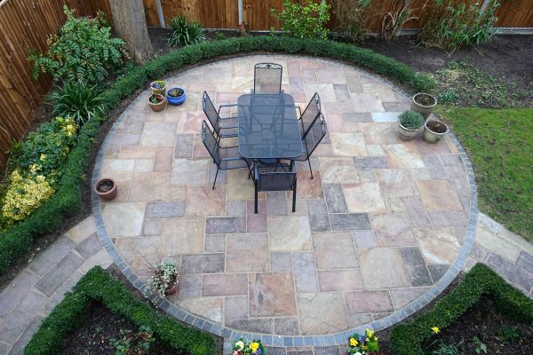 Stone Patio Installation in Puyallup