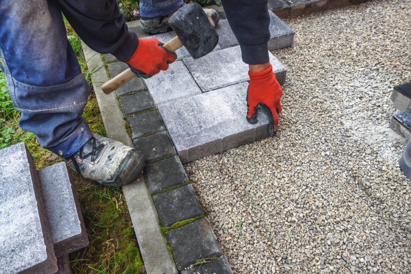 Paver Installation in Spring